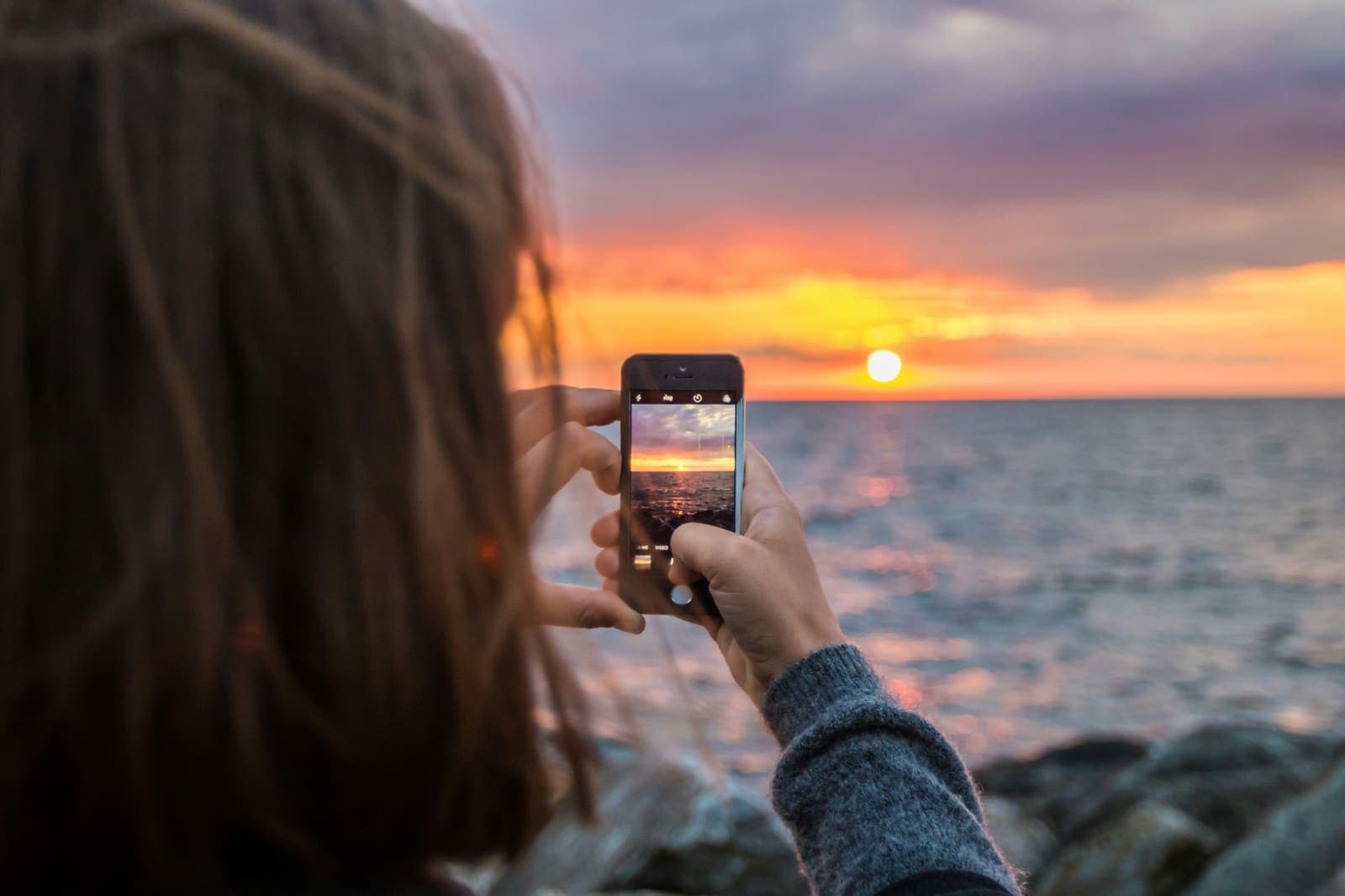 Smartphone Sunset Photo